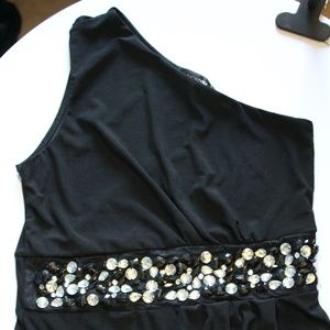 Nic&Dom Petites Black Maxi Dress